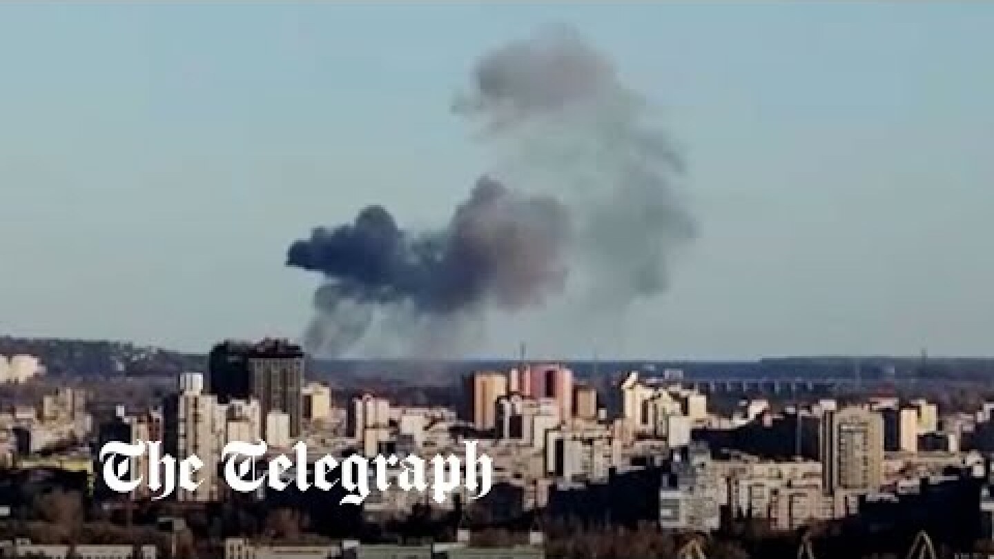 'Massive' Russian missile strikes hammer major cities leaving most of Kyiv without water or power