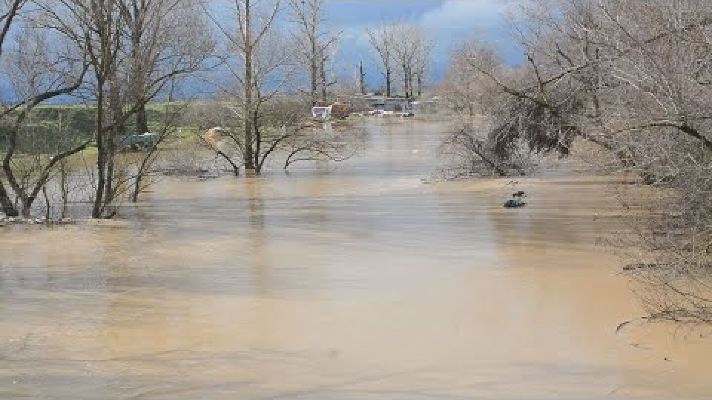 Καρδίτσα: Πλημμύρες στην περιοχή Παλαμά  προκάλεσε η κακοκαιρία Διομήδης