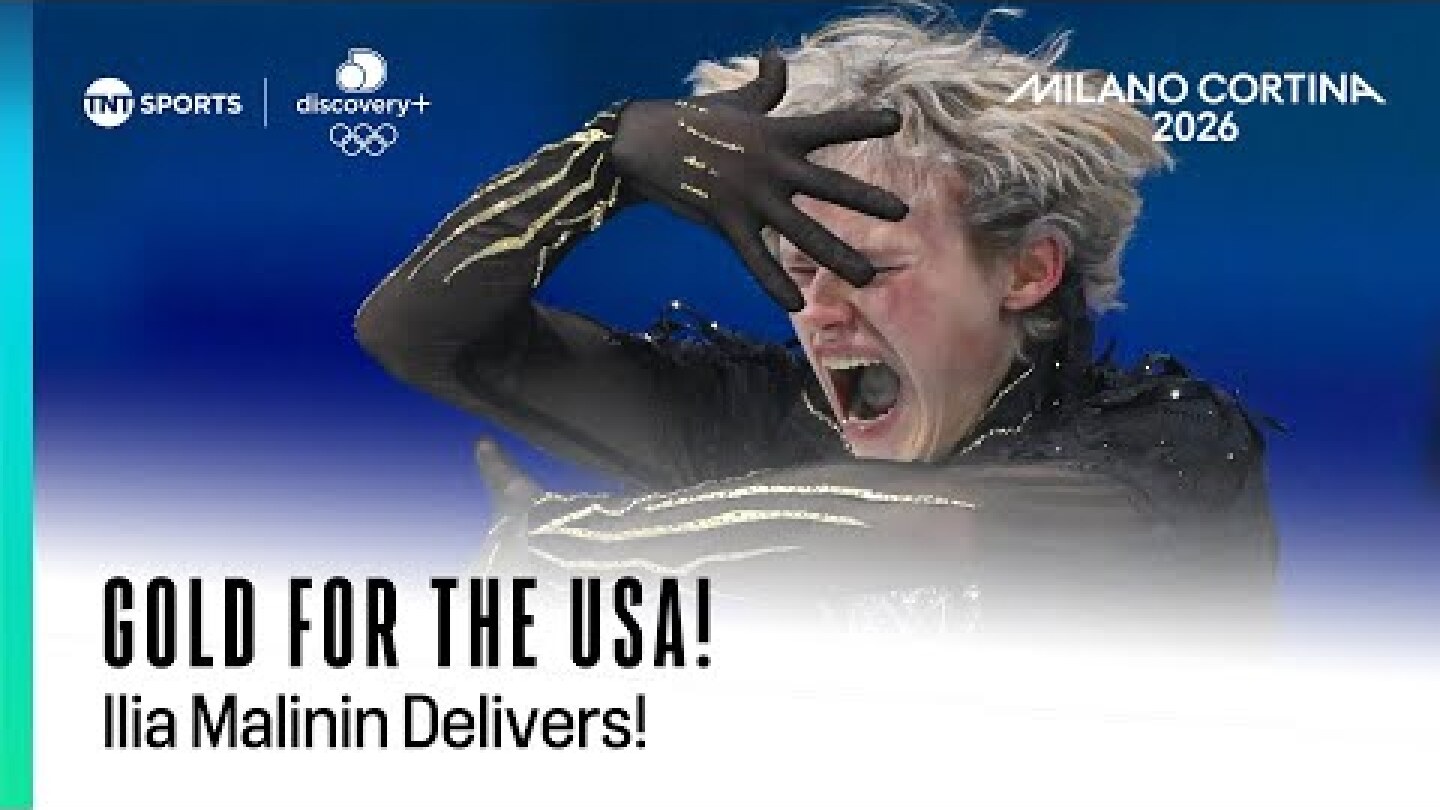 Ilia Malinin Puts In a Top Performance For Team USA 🤩 | Winter Olympics 2026