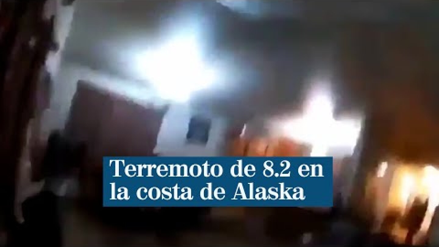 Terremoto de 8.2 en la costa de Alaska