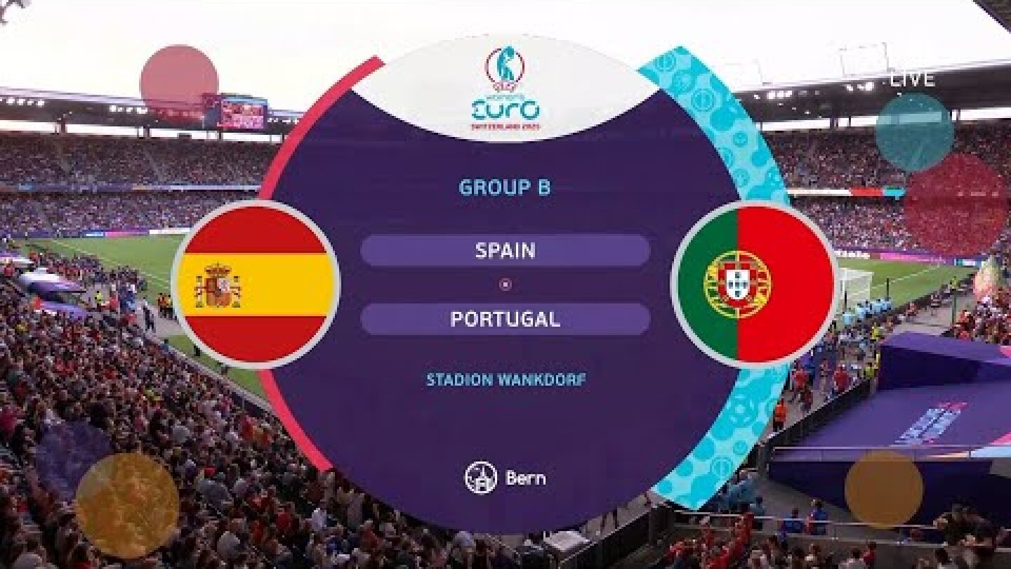 UEFA Women's Euro 2025 | Β' Όμιλος | 1ος Αγώνας | Ισπανία-Πορτογαλία | HIGHLIGHTS