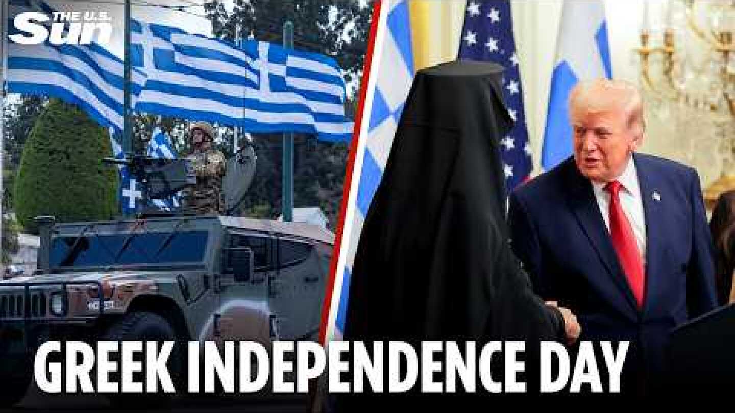 Trump participates in a Greek Independence Day celebration