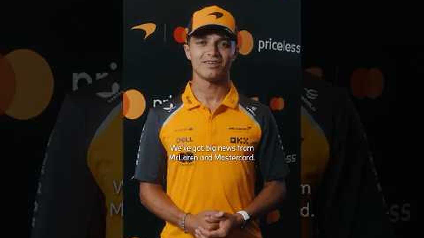 Introducing the McLaren Mastercard F1 Team
