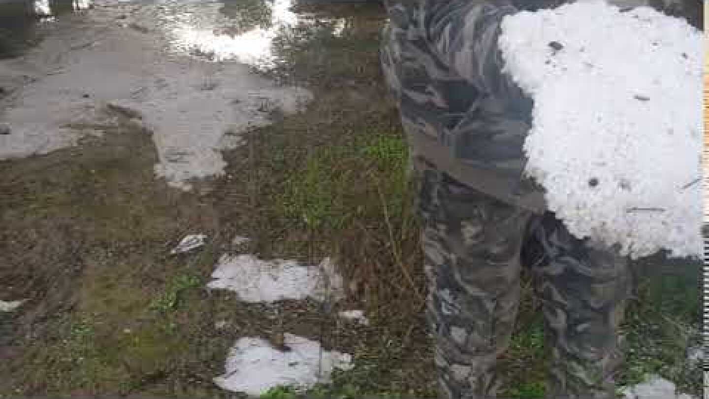 Σφοδρή χαλαζόπτωση σε περιοχές του Νομού Ηρακλείου