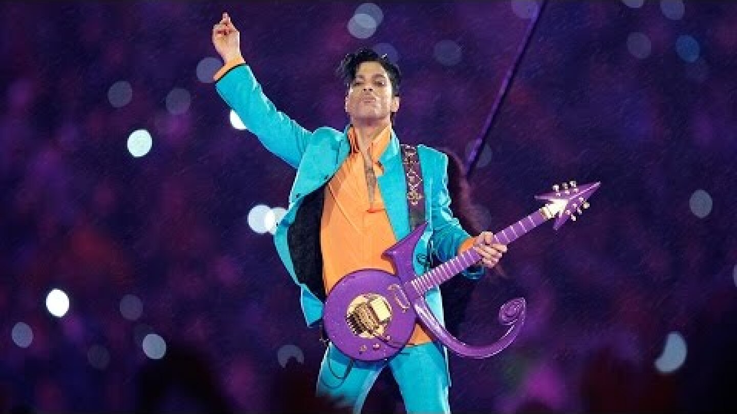 Prince Performs “Purple Rain” During Downpour | Super Bowl XLI Halftime Show | NFL