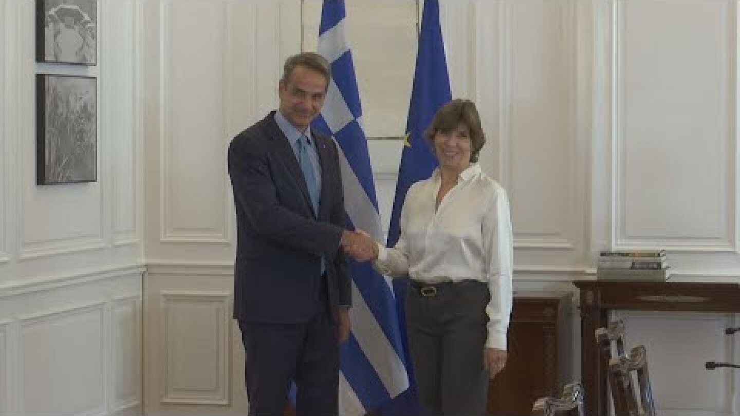 Συνάντηση του Πρωθυπουργού με την Γαλλίδα ΥΠΕΞ