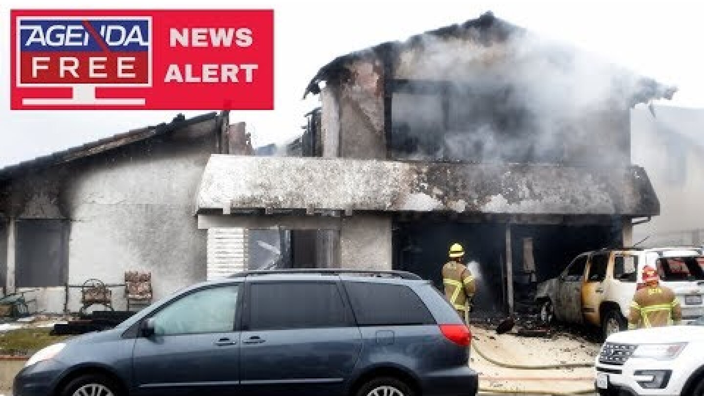 Plane Crashes into House in Yorba Linda, CA - LIVE COVERAGE