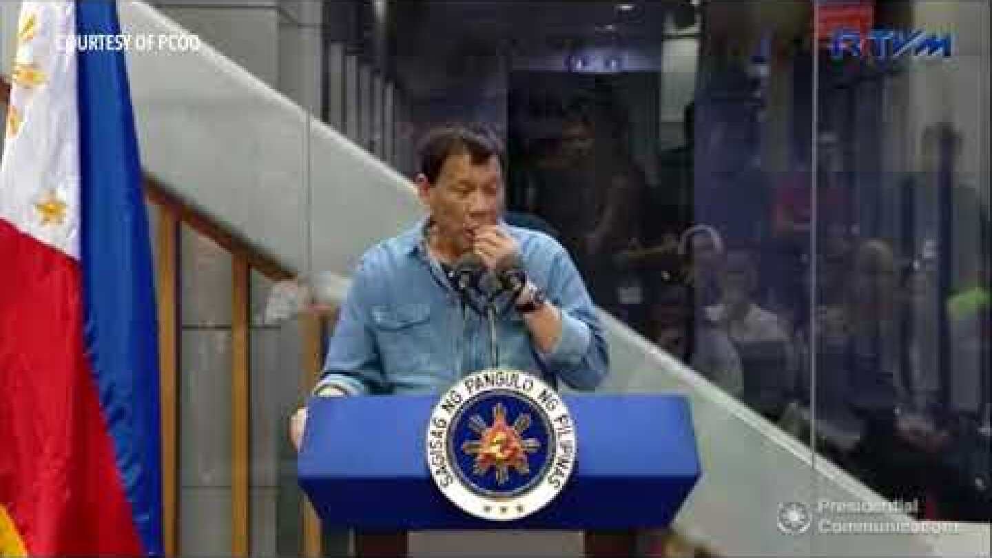 Duterte on population boom: Use pills, but not condoms