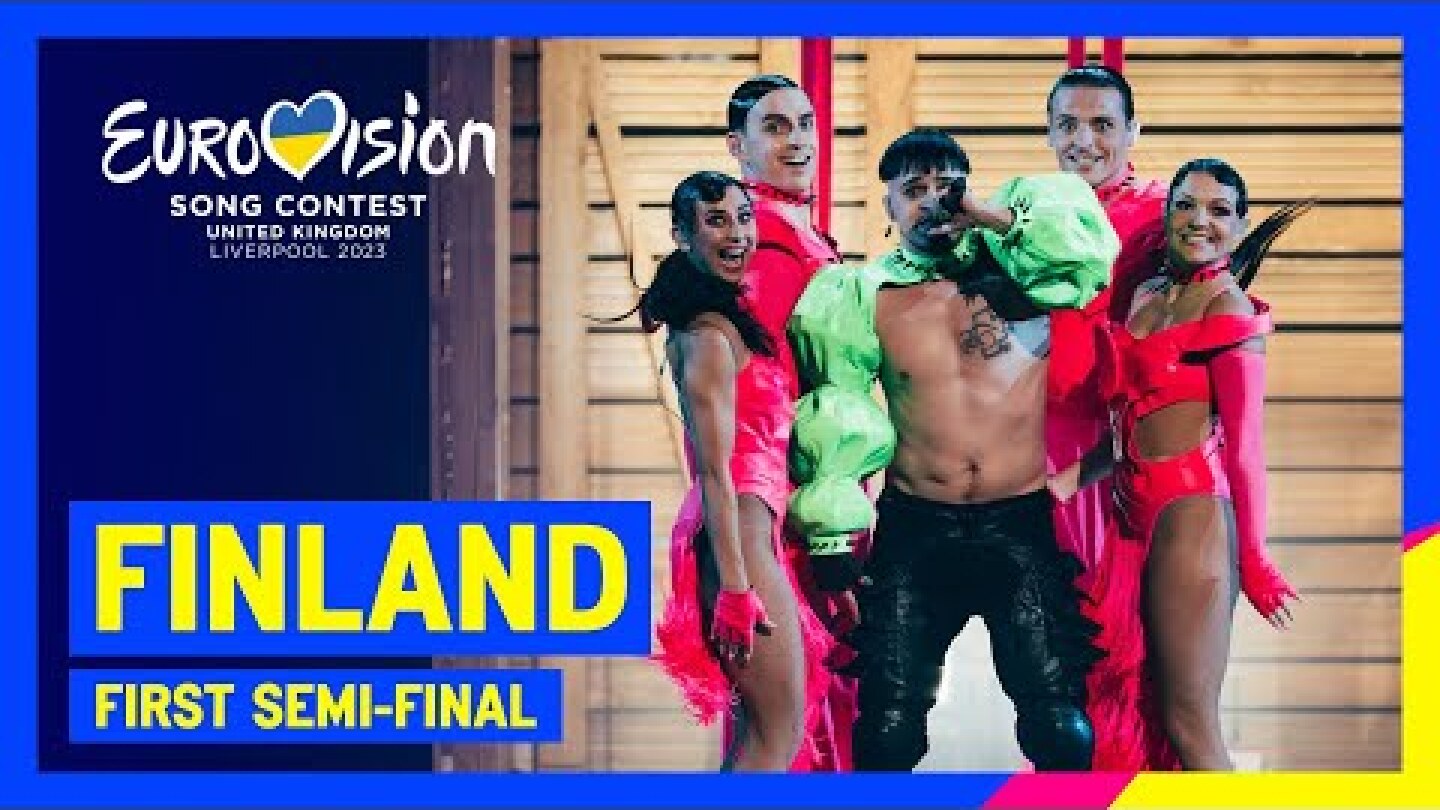 Käärijä - Cha Cha Cha (LIVE) | Finland 🇫🇮 | First Semi-Final | Eurovision 2023