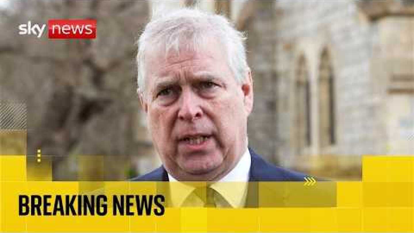 Files on Andrew's appointment as UK trade envoy released