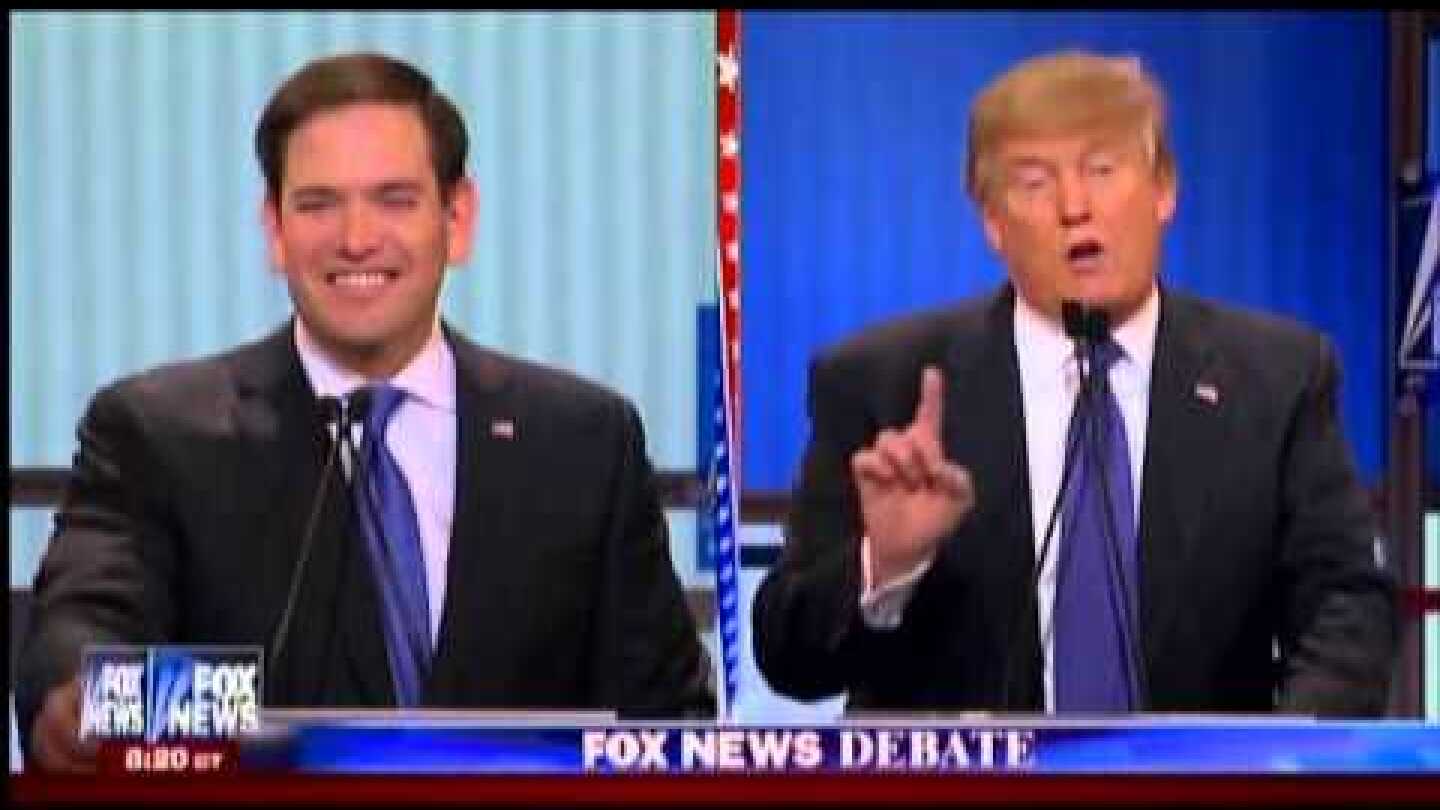 Donald Trump Mocks 'Little Marco' Rubio At Fox News Debate