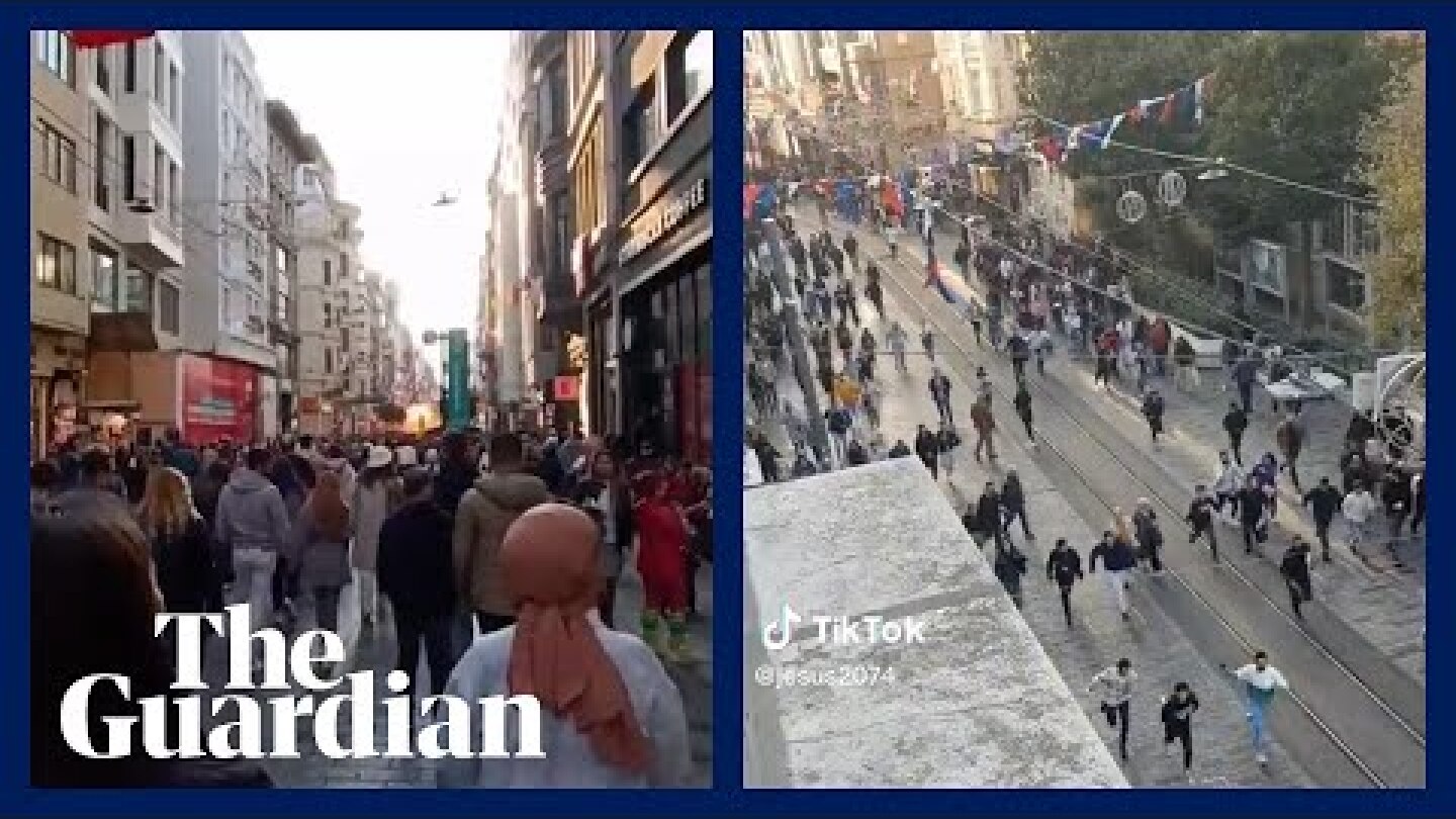 Istanbul: Footage shows moment explosion hits pedestrian street
