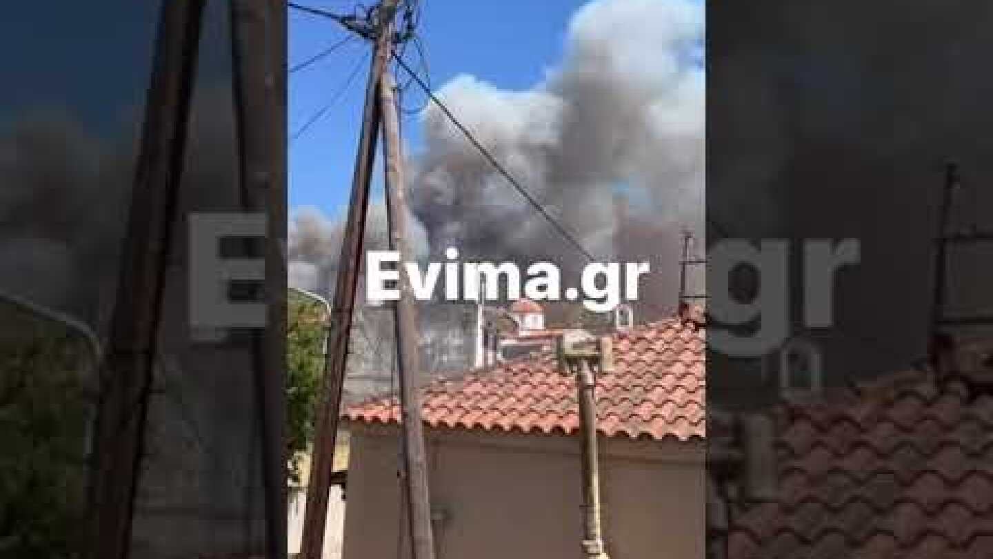 Μεγάλη φωτιά στα Κριεζά