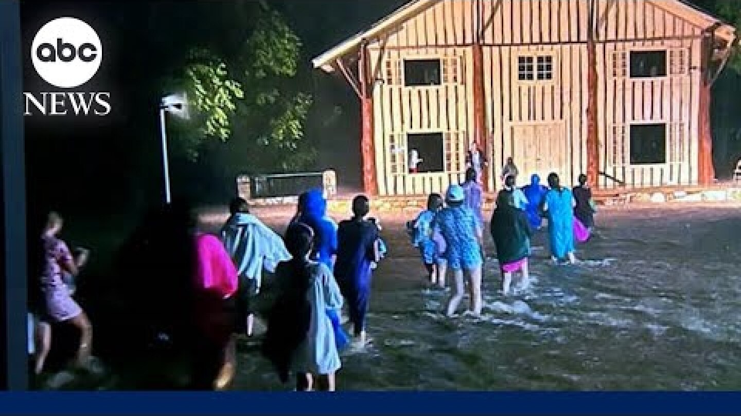 Intense search for missing Texas campers after deadly floods