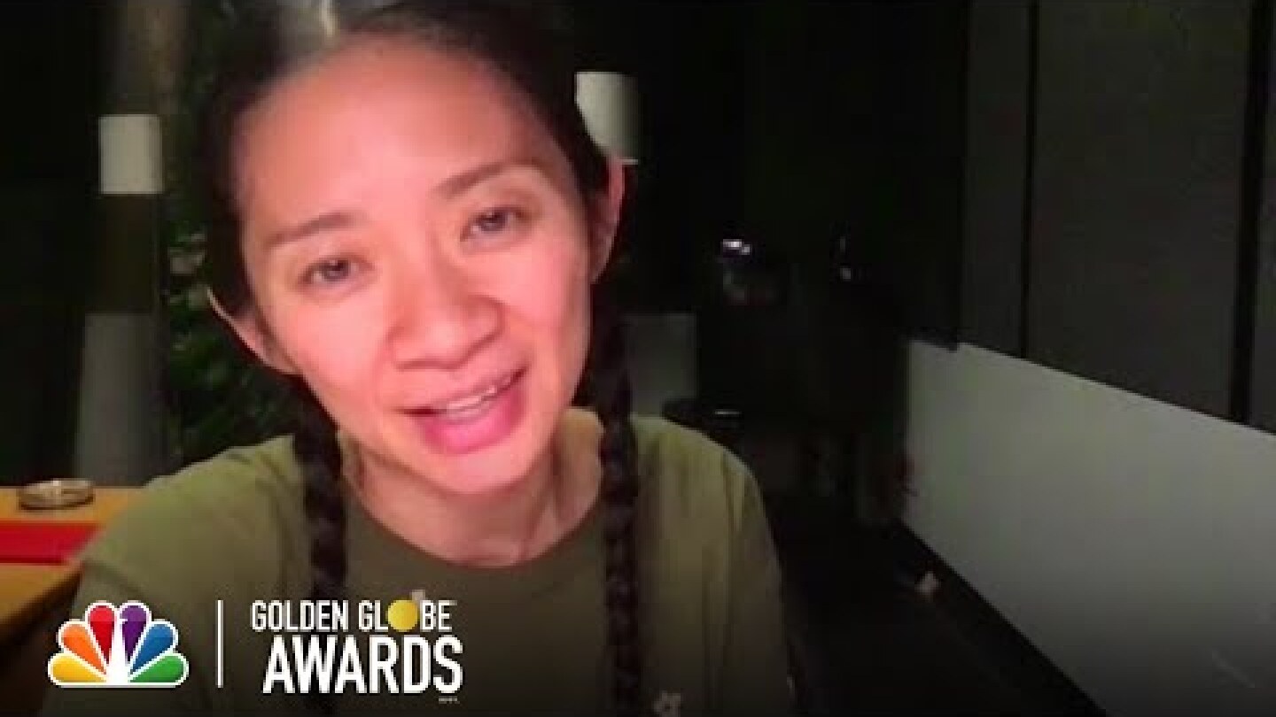 Chloé Zhao: Best Director, Motion Picture - 2021 Golden Globes