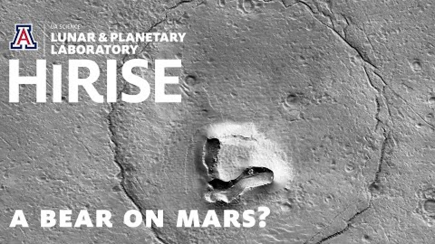 HiRISE (NASA): A Bear on Mars?