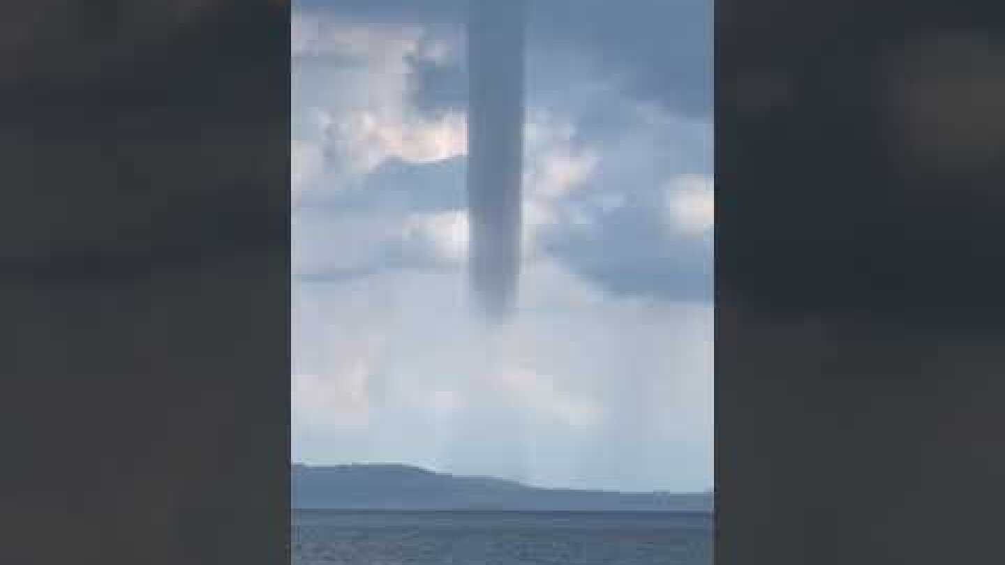 HALKIDIKINEWS - Υδροστρόβιλος μεταξύ Αμμουλιανής - Τρυπητής 30.9.25