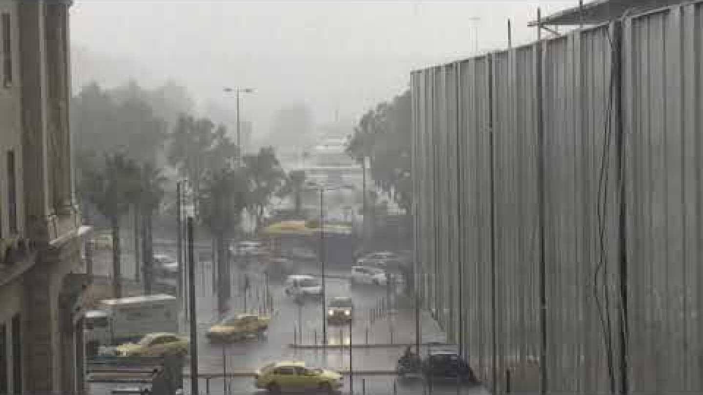 Χαλαζόπτωση Πειραιας 18.6.2019