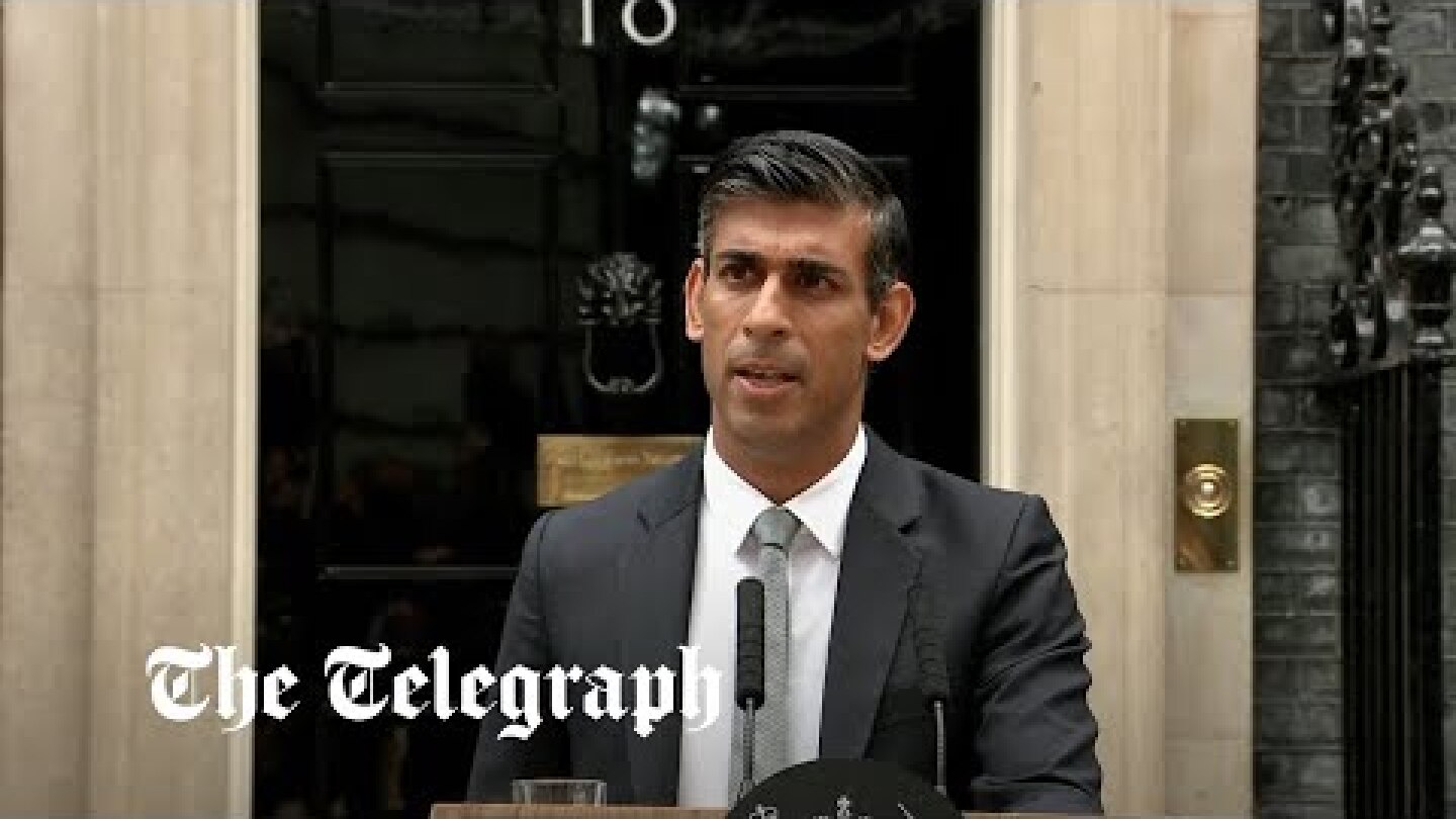 Rishi Sunak vows to fix Liz Truss's 'mistakes' in first address as new PM