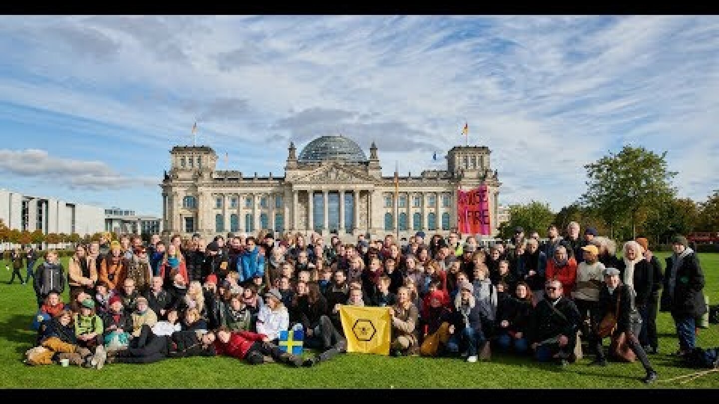 EXTINCTION-REBELLION: Aktivisten proben die globale Klima-Rebellion