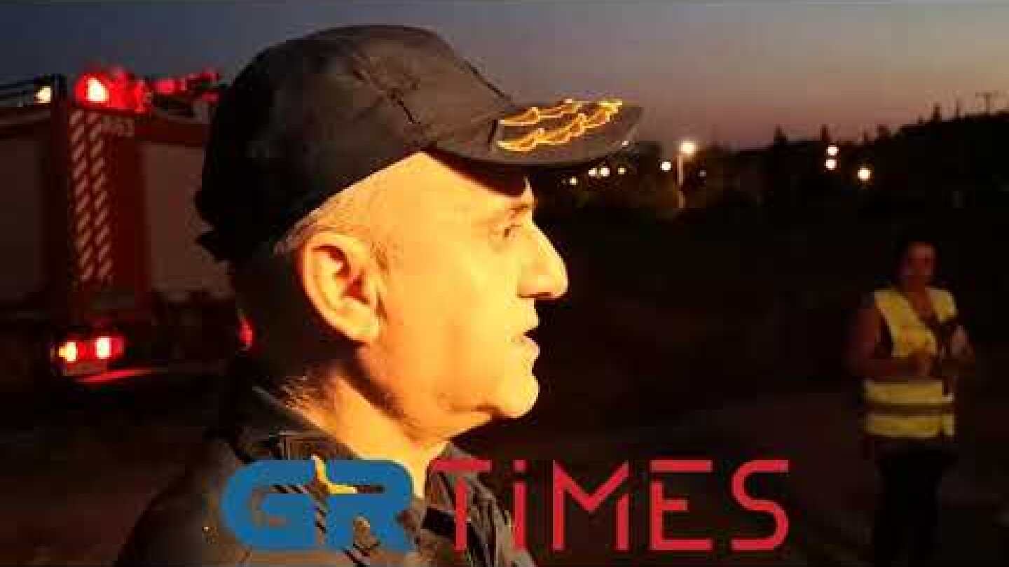 Θεόδωρος Κοσμίδης , διοικητής πυροσβεστικών υπηρεσιών νόμου Θεσσαλονίκης