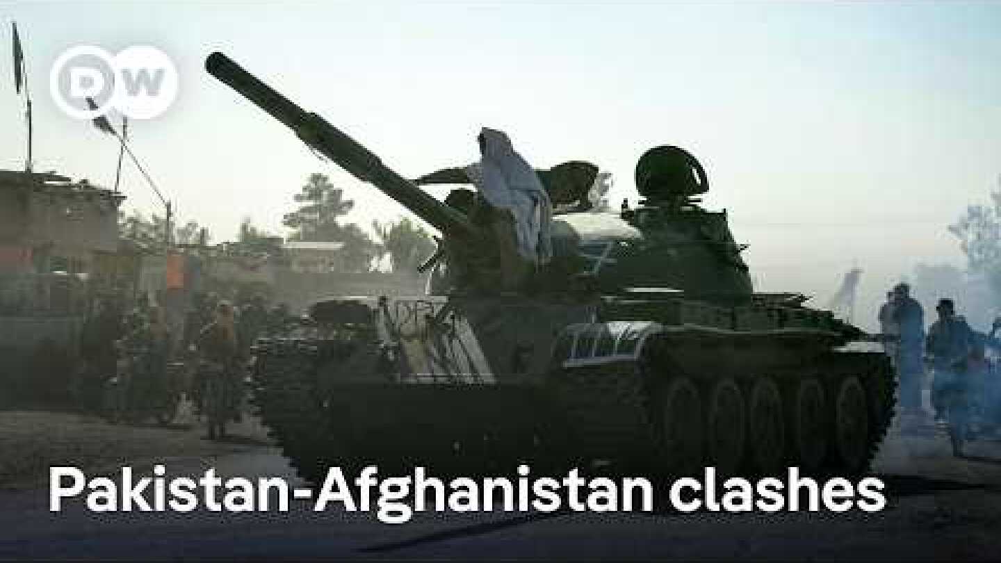 Renewed flare-up of Pakistan-Afghanistan border clashes kill dozens | DW News