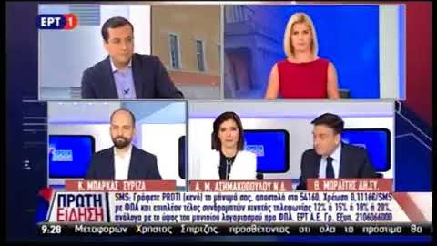 Μωραΐτης: "Εμβληματική ήττα της κυβέρνησης οι πλειστηριασμοί"