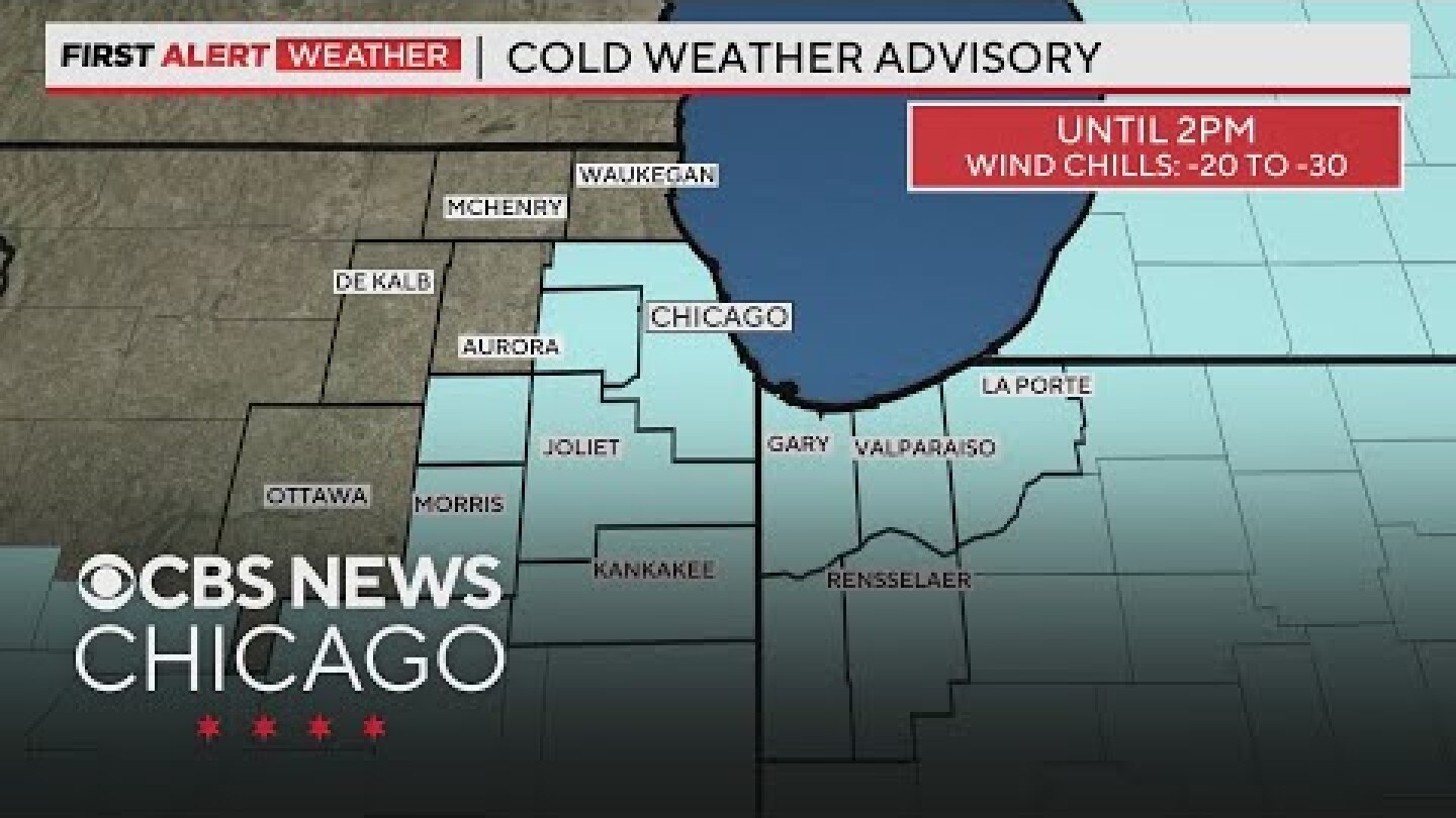 Weather alert tracking dangerously cold temperatures | CBS News Chicago