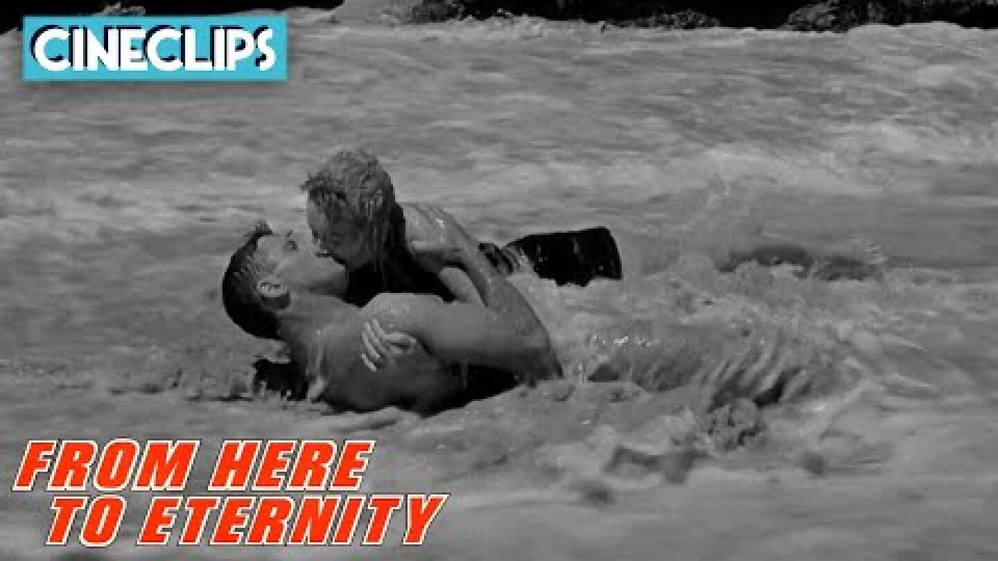 From Here to Eternity | The Kiss On The Beach | CineClips