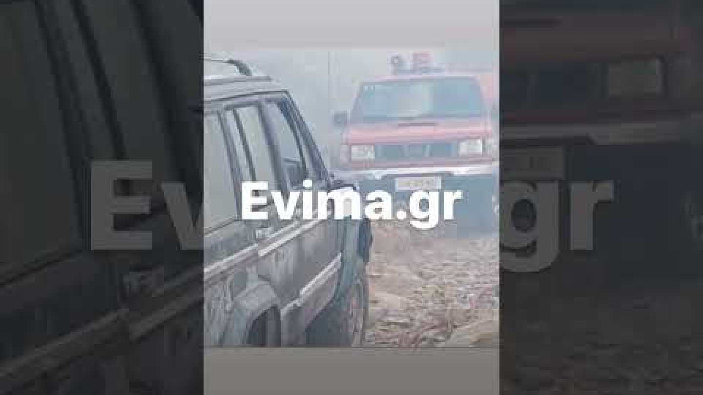 Φωτιά στην Εύβοια: Μάχη με τις φλόγες στην Κάρυστο