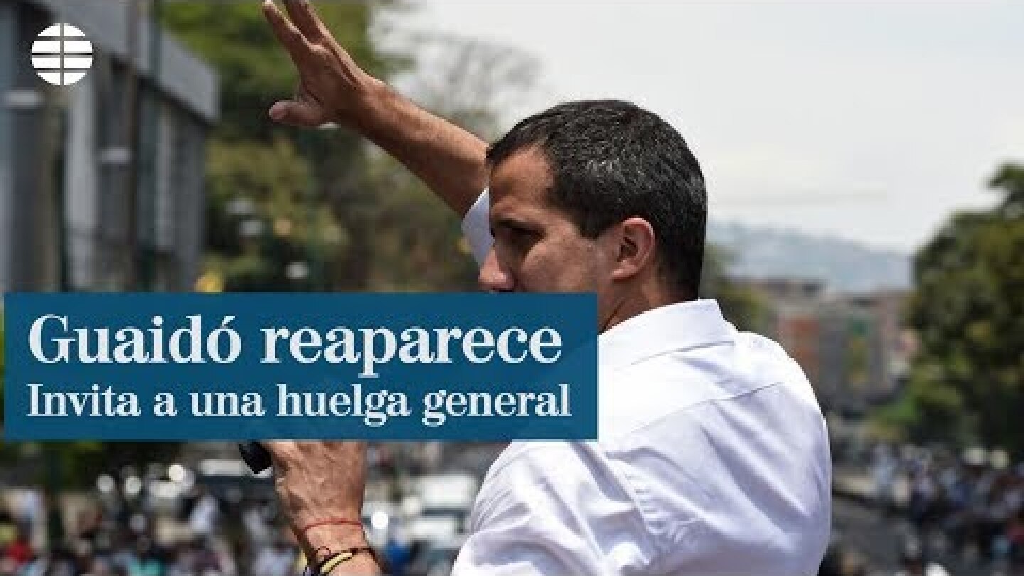 Venezuela: Guaidó reaparece en Caracas