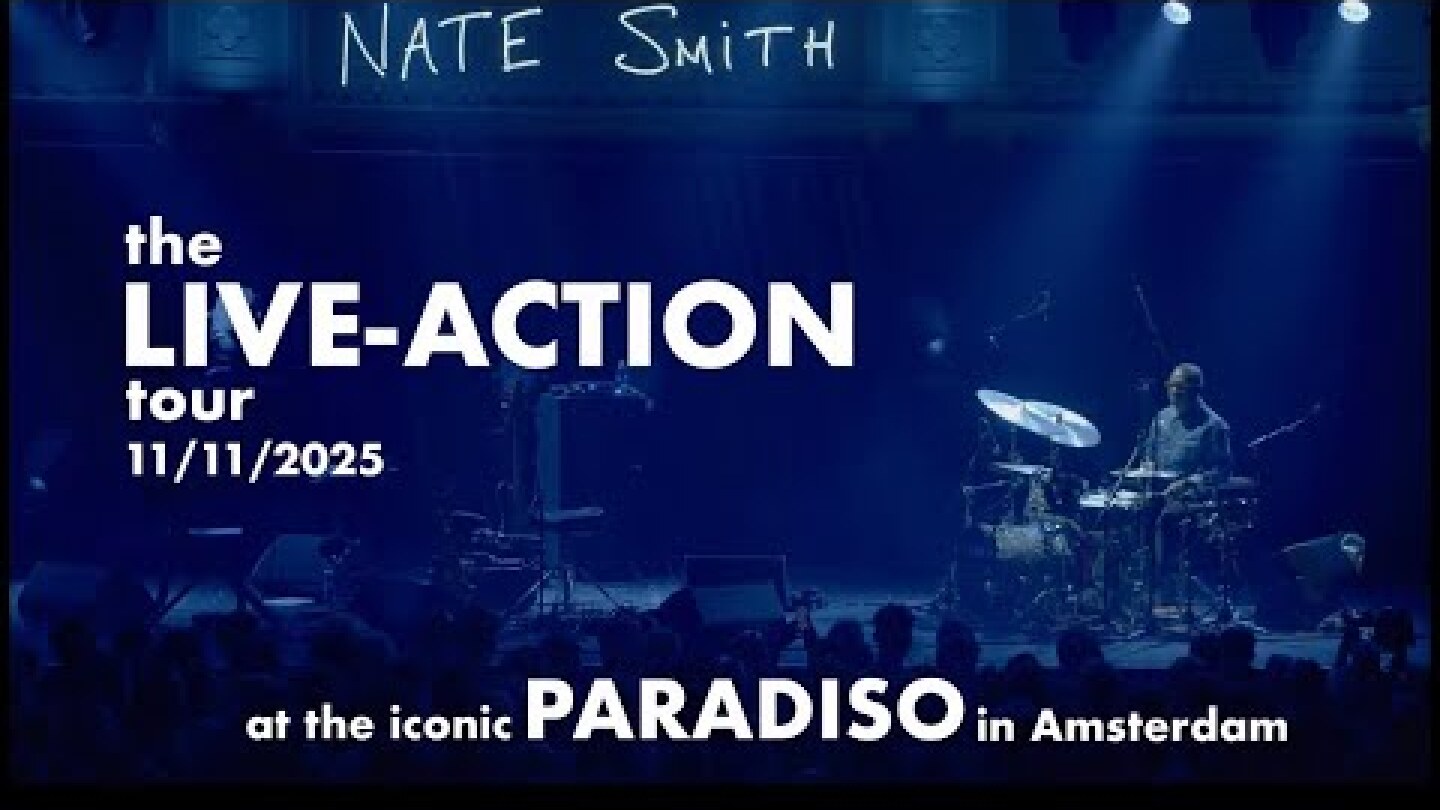 NATE SMITH: LIVE-ACTION LIVE in AMSTERDAM: PARADISO 