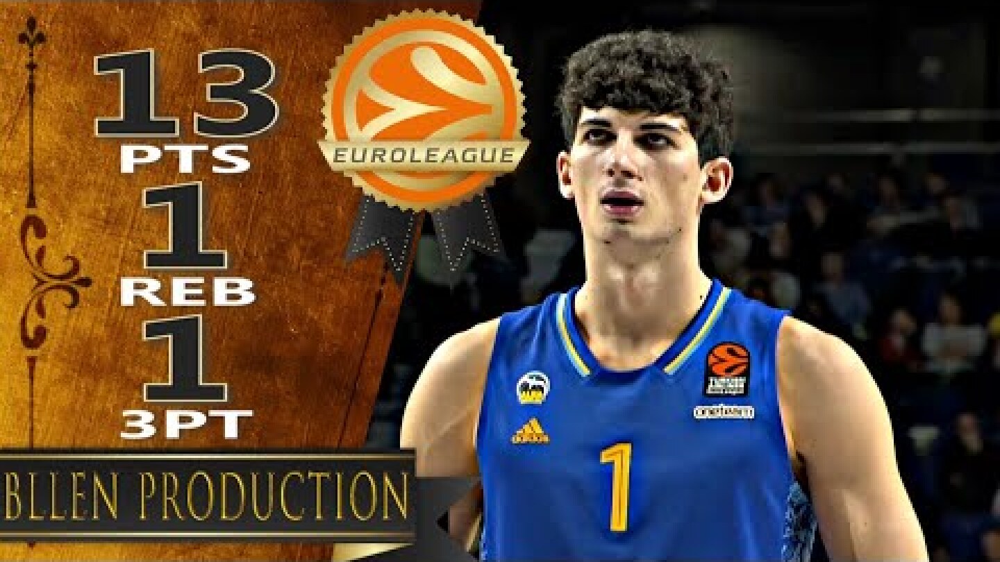 Gabriele Procida - 13 Punti, 1 Rimbalzo Highlights｜Real Madrid - ALBA Berlin｜2022.11.17