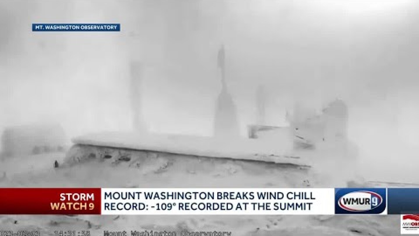 Meteorologist describes record-breaking cold conditions atop Mount Washington