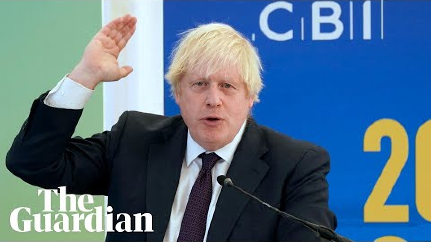 Boris Johnson praises Peppa Pig in bizarre CBI speech