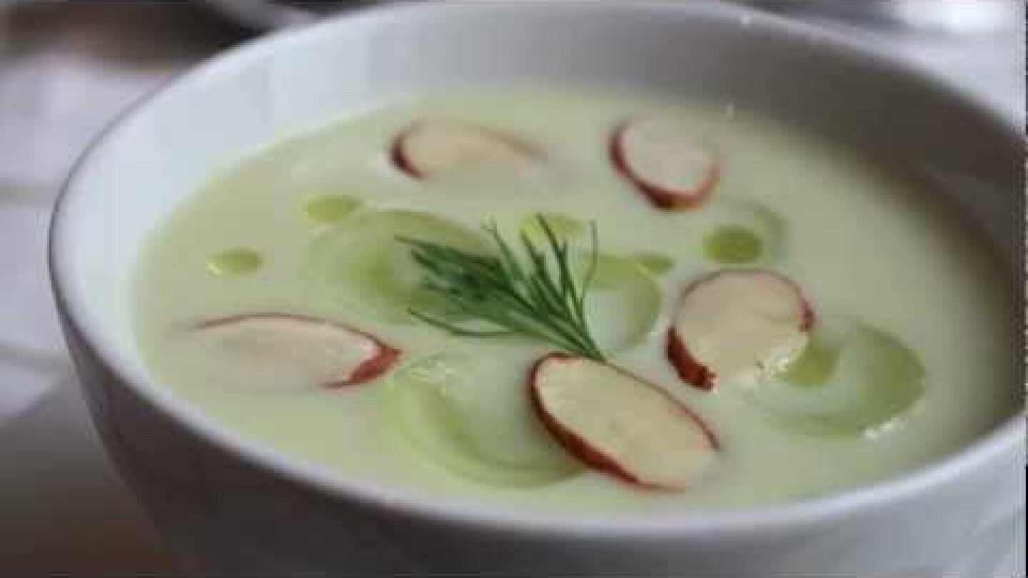 White Gazpacho Recipe - Chilled Summer Vegetable Soup