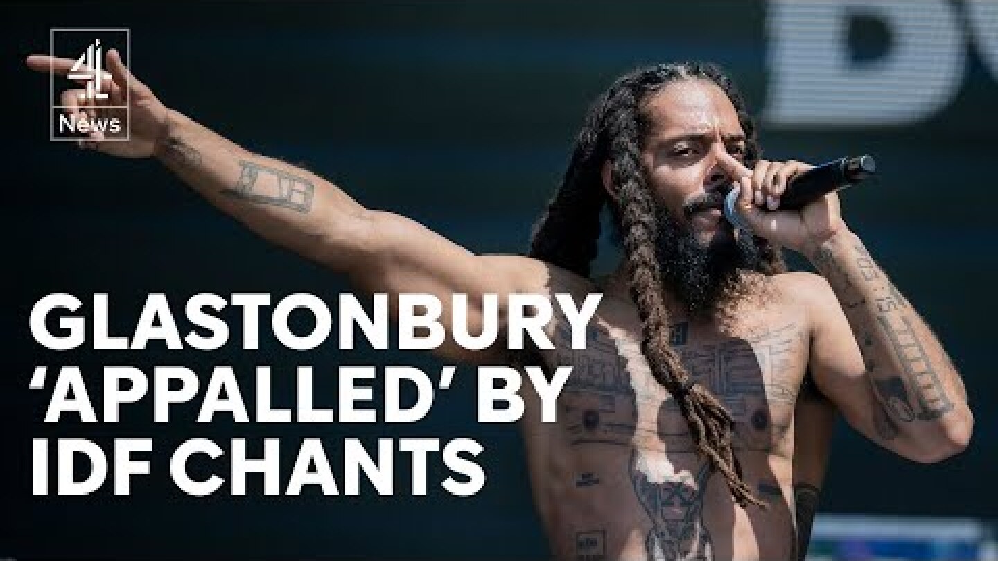 Glastonbury Festival organisers 'appalled' by Bob Vylan's IDF chants