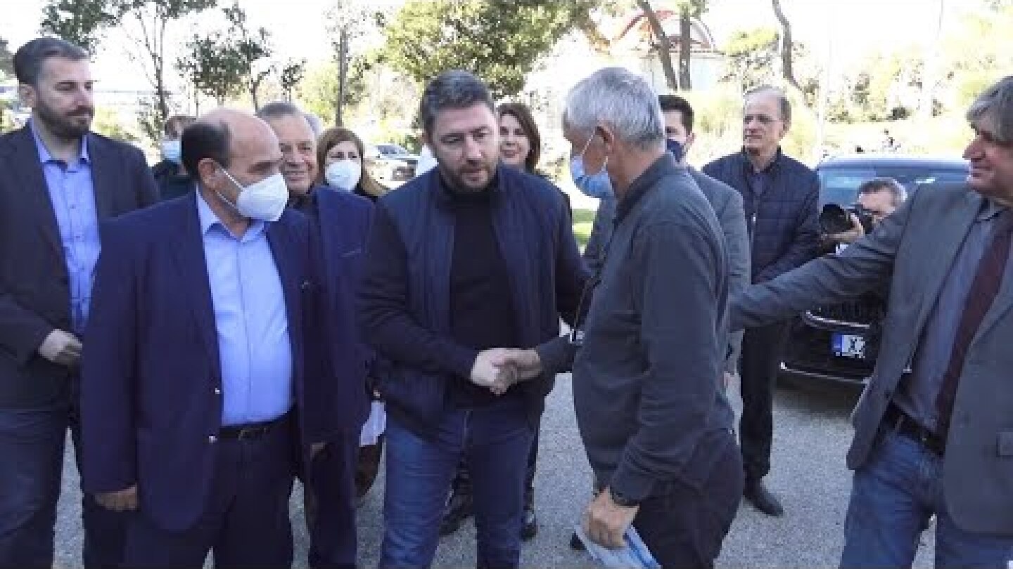 Επίσκεψη Ν. Ανδρουλάκη στο Νοσοκομείο Παίδων Πεντέλης