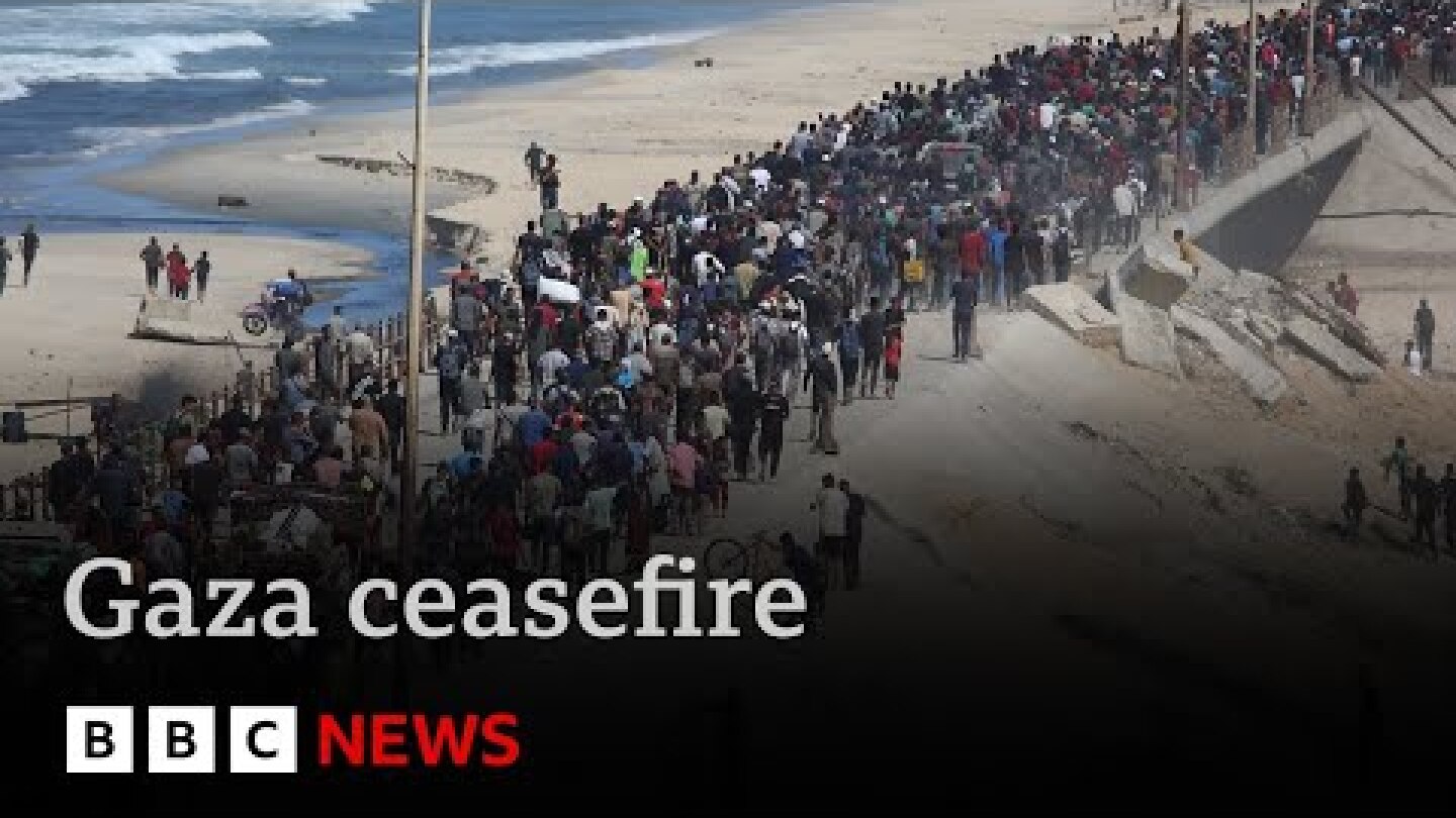 Gaza ceasefire - 200,000 Palestinians head back to shattered homes after two years of war | BBC News