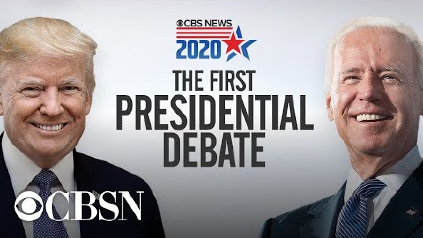 Trump and Biden face off in chaotic first 2020 presidential debate | FULL DEBATE