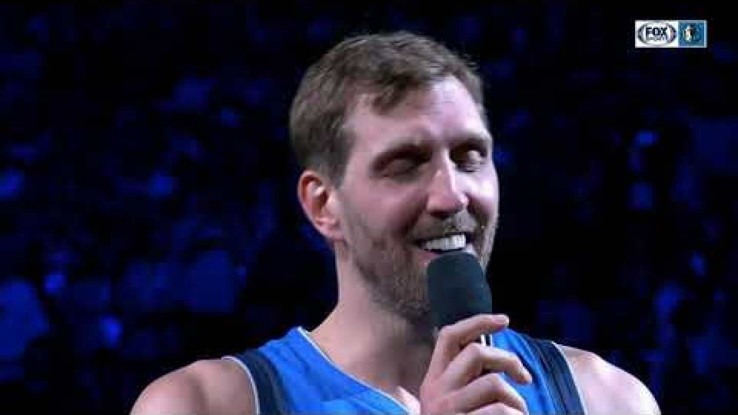 Dirk Nowitzki officially announces his retirement after 21 seasons in the NBA