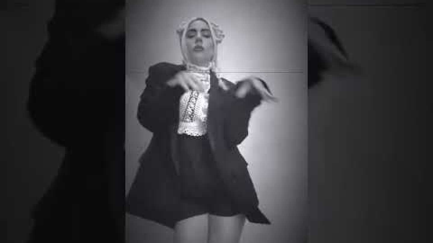 Lady Gaga's Wednesday Addams gothic dance #netflix
