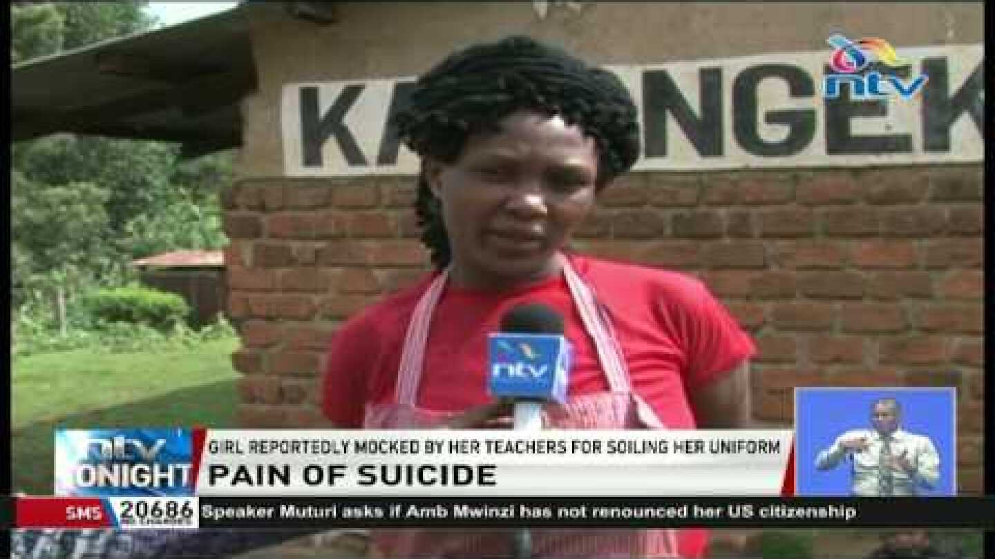 Schoolgirl commits suicide after teacher reportedly mocked her in Bomet