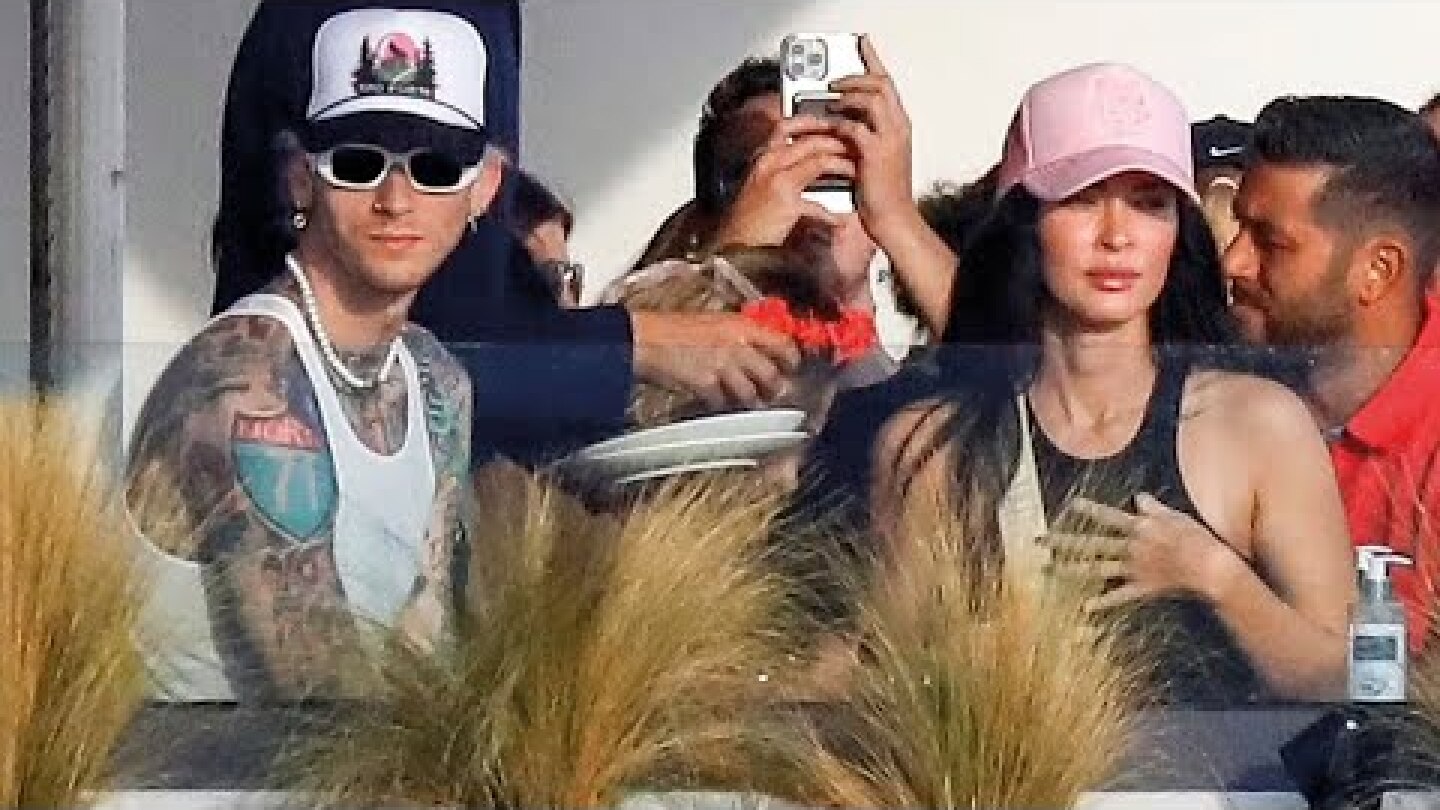 Megan Fox and Machine Gun Kelly take their love into new territory during romantic getaway to Greece