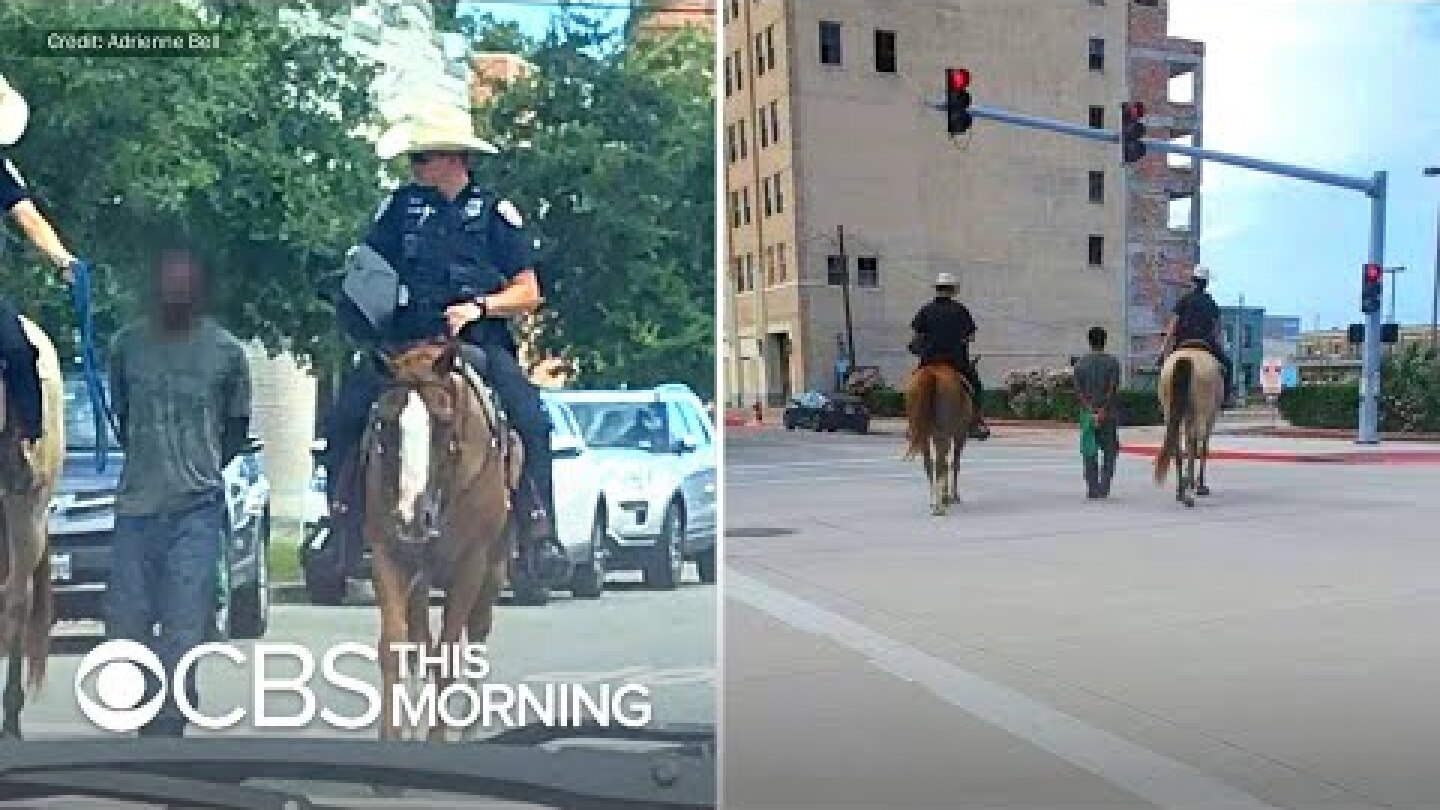 Texas police apologize after photos surface of "disgusting" and "degrading" arrest