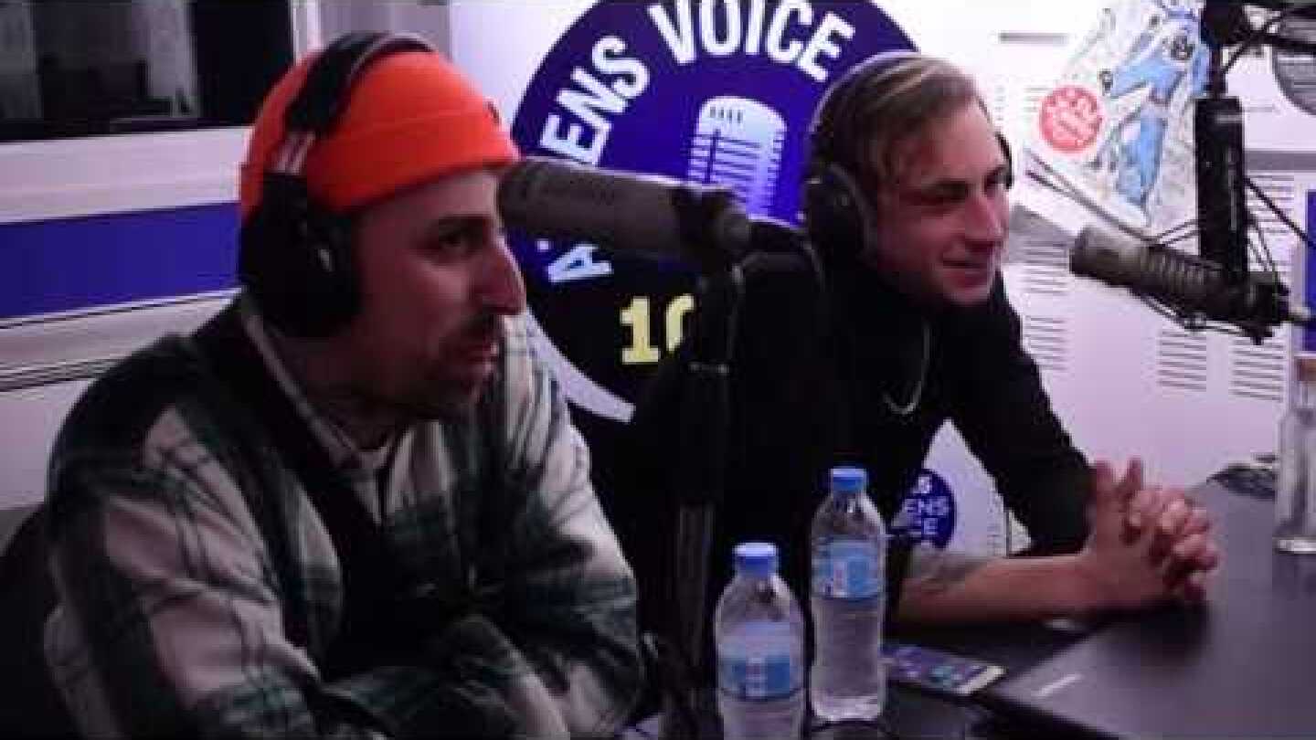 H ραπ χημεία των Gio Melody και Grandbois στο Athens Voice Radio 102.5