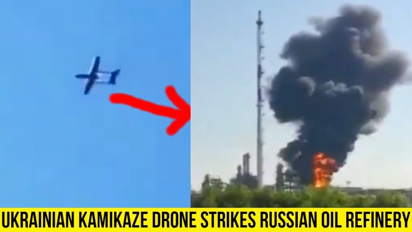 Ukrainian kamikaze drone strikes Russian oil refinery in Russia’s Rostov region