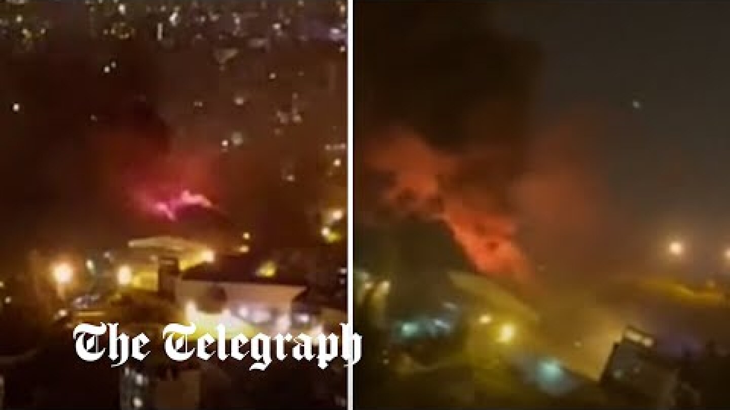 Iran's Evin prison: Gunshots and explosions heard as huge fire breaks out at Tehran prison
