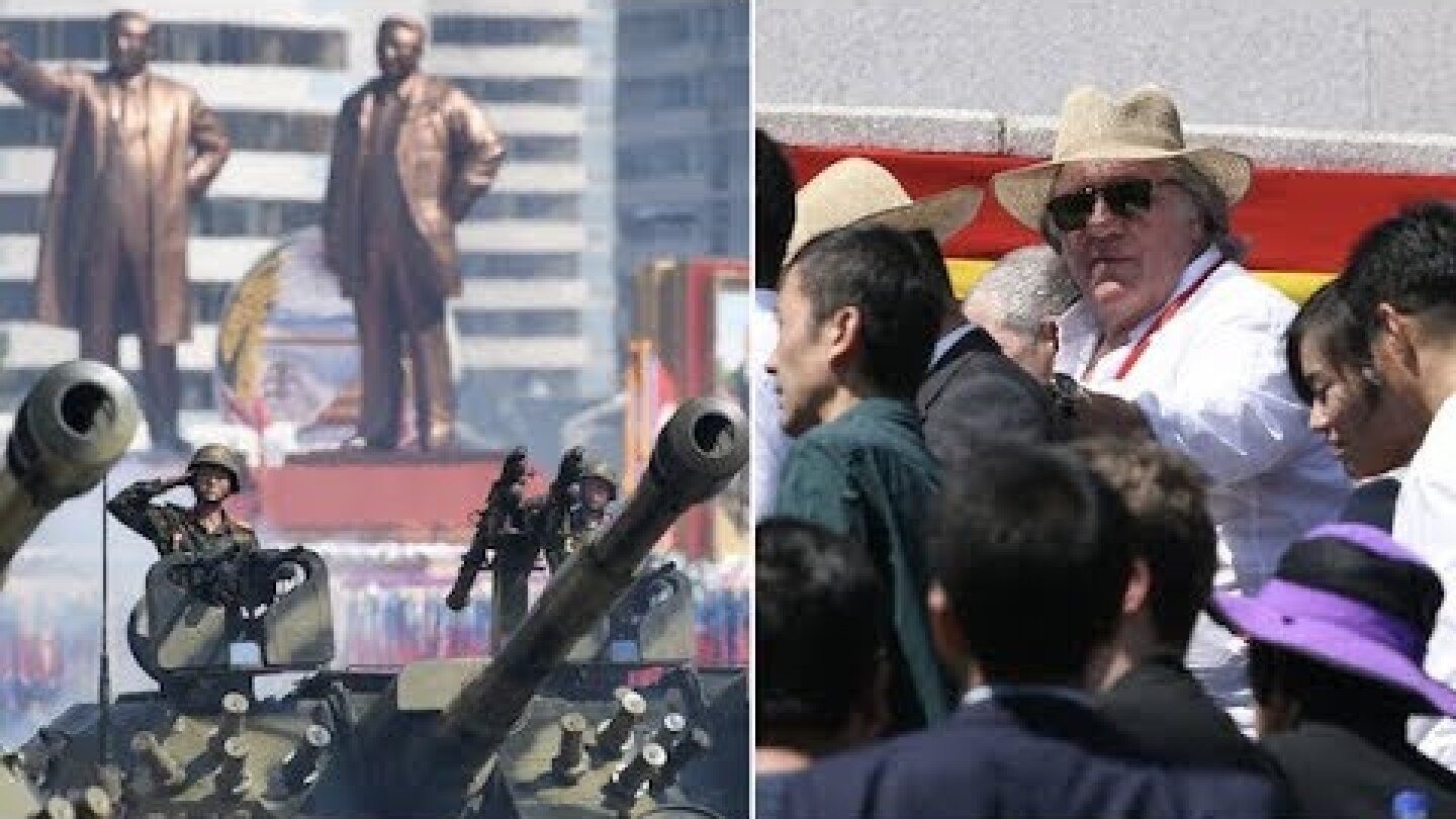 La Corée du Nord célèbre ses 70 ans sans missiles intercontinentaux mais avec Gérard Depardieu