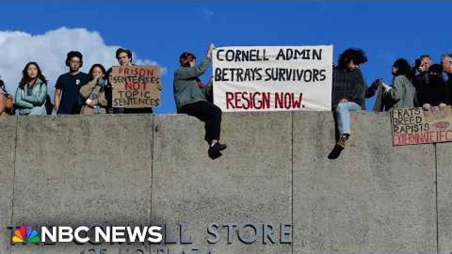 Cornell students protest handling of alleged 2024 sexual assault 
